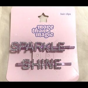 2 Sparkly Rhinestone Bobby Pins